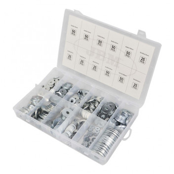 Galvanized Iron Flat Washer Assortment 475Pcs