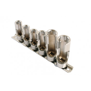 LASER Difficult Access Socket Set 3/8D 6pc"