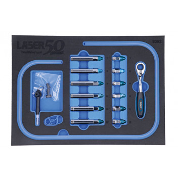 LASER Brake Bleed Master Wrench Set 19pc - 50th Anniversary