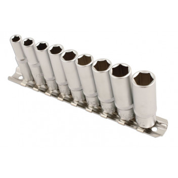 LASER AF Deep Socket Set 1/4D 9pc"
