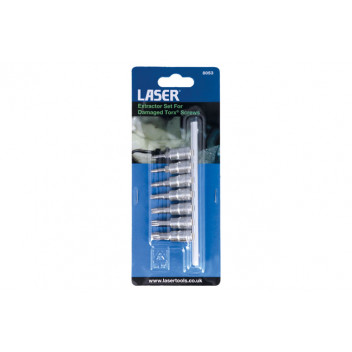LASER Extractor Set for Damaged Torx Screws
