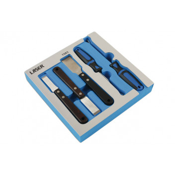 LASER Clip Remover & Tungsten Tipped Scraper Set 5pc