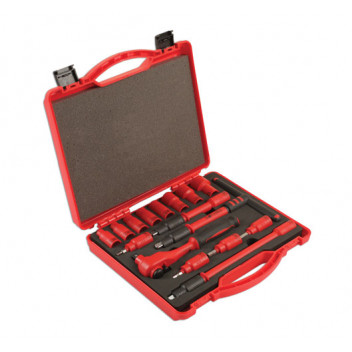 LASER Insulated Socket Set 3/8D 16pc"