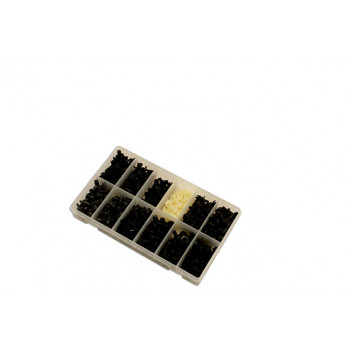 CONNECT Assorted Popular Drive ( Push-Pin ) Rivets 350pc