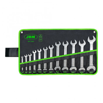 Set Of 12 Double Open End Spanners