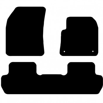Carpet Mat Set Peug 3008 2017> 2 Clips