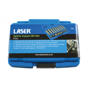 LASER Spline Impact Set 21pc