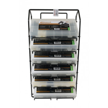 CONNECT Assorted Box Rack complete with Trim Clips.