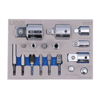 LASER Adaptor Set 17pc