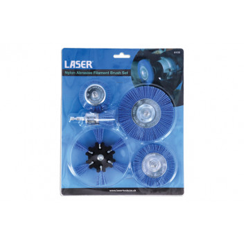 LASER Nylon Abrasive Filament Brush Set