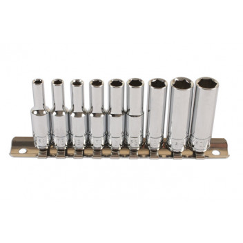 LASER BA Deep Socket Set 9pc 1/4D"