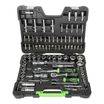 94 Pieces Hex Socket Set - Chrome Finish