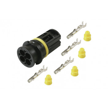 CONNECT 4 Pin Electrical Oxygen Sensor Connector Kit To Suit