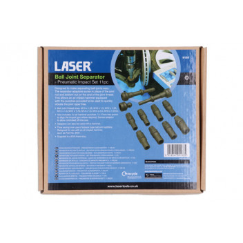 LASER Ball Joint Separator - Pneumatic Impact Set 11pc