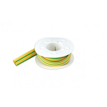 CONNECT Yellow / Green Earth 9.0mm Heatshrink - Roll  3m