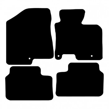 Carpet Mat Set KIA CEED 2012>  (4 PIECE + 3 CLIPS)