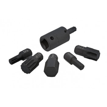 LASER Interchangeable impact bit set 1/2 25pc