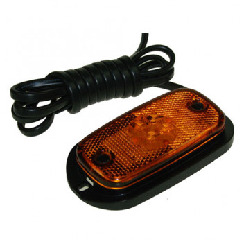 Perei 12/24V Amber LED Side Marker Lamp DP