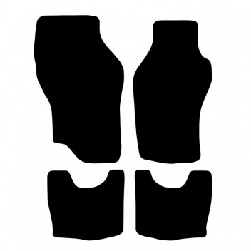 Rubber Mat Set TOYOTA Hi-Ace 1983>2008