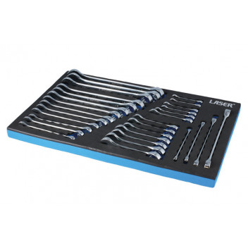 LASER Metric/Stubby/Star Spanner Set 30pc