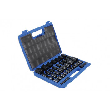 LASER Socket Set Impact 3/8D & 1/2"D 37pc"