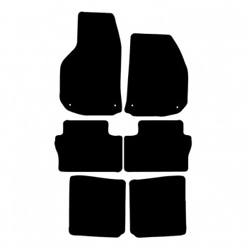Carpet Mat Set VX28 VAUXHALL ZAFIRA 06 ON 6 PCE With: