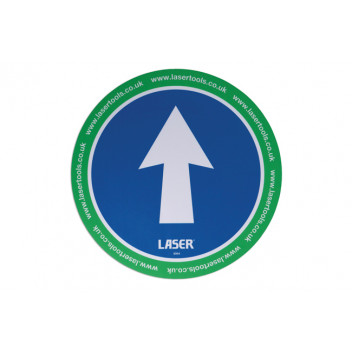 LASER Laser Tools Floor Sticker Arrow Direction 6pc