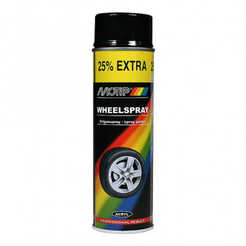 Motip Wheel Spray Gloss Black 500ml