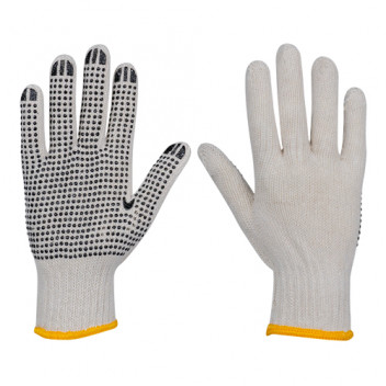Cotton Gloves With Pvc Dots