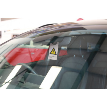 LASER Hybrid/EV Warning Sign 10pc
