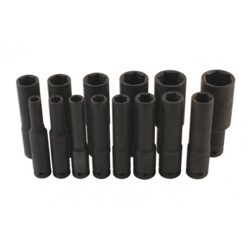 LASER Extra Deep Impact Socket Set 1/2 D14PC"
