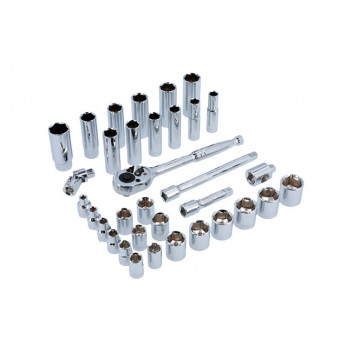 LASER BF Socket Set - 3/8D 34pc"