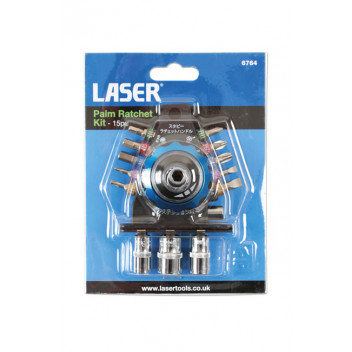 LASER Palm Ratchet Kit 15pc