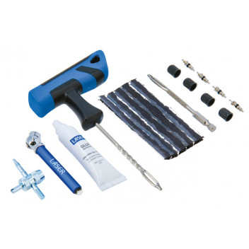 LASER Emergency Tyre Repair kit with T-Handle & Drill Driver