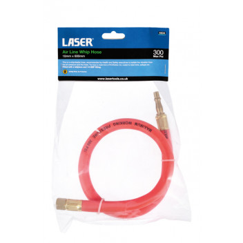 LASER High Vis Air Line Whip/Leader Hose 600mm X 10mm